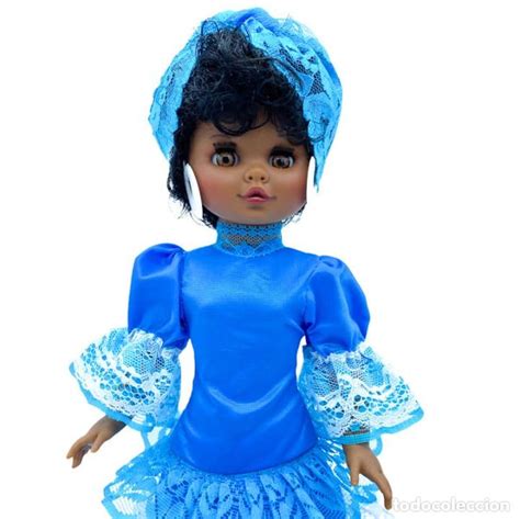 muñeca sintra 40 cm mulata azul obatala orisha comprar vestidos y accesorios muñeca española