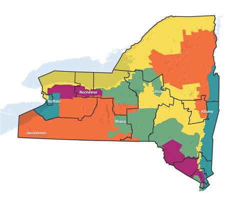 Mapping Congressional Redistricting City And State New York