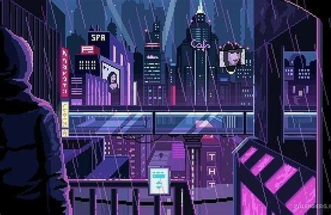 Cyberpunk Pixel Art Wallpaper Engine Images