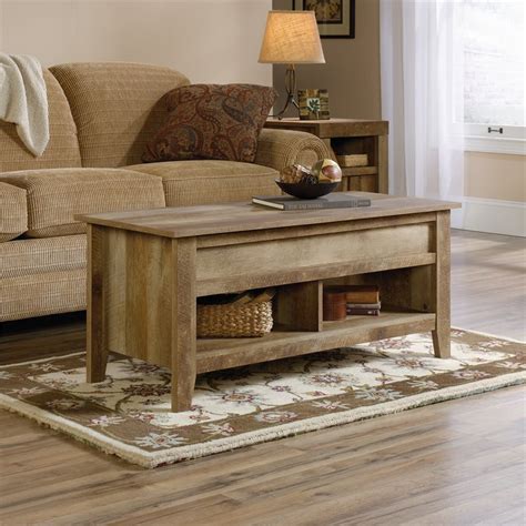 Accent your living room with a coffee, console, sofa or end table. Kingfisher Lane Lift Top Coffee Table in Craftsman Oak ...