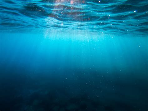 Seascape Ocean Sun Rays Blue Underwater 4k Hd Wallpaper