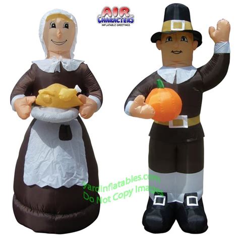 Maybe you would like to learn more about one of these? Air Blown Inflatable Thanksgiving Pilgrim Man and Woman COMBO