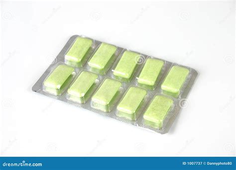 Pack A Gum Stock Image Image Of Green Medicine Mint 1007737