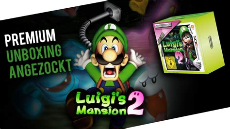 Luigis Mansion 2 Premium Unboxing Angezockt Nintendo 3ds Xl
