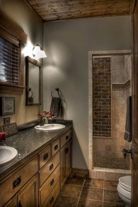Brown And Grey Bathroom Beautiful Shower In 2020 Brown Bathroom
