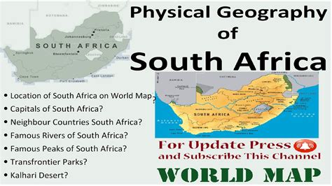 Physical Geography Of South Africa Key Physical Features Of South