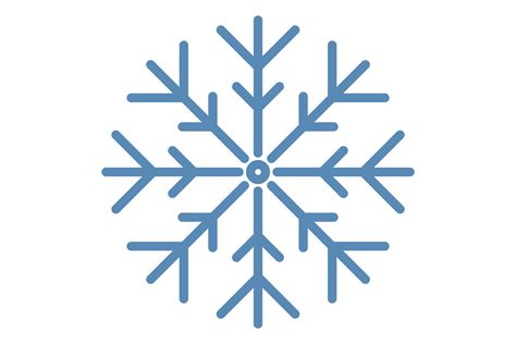 Snowflake Icon Winter Symbol Graphic By Onyxproj · Creative Fabrica