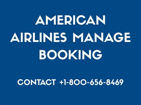 Ppt American Airlines Manage Booking Powerpoint Presentation Free