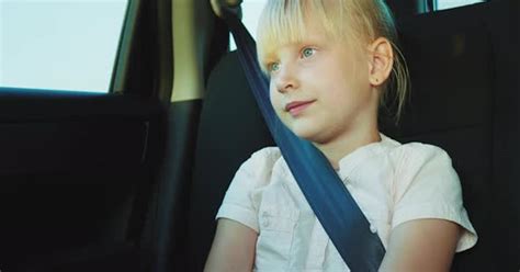 A Blonde Girl Enjoys A Trip In The Car Stock Video Envato Elements