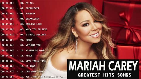 Mariah Carey Greatest Hits Full Playlist Best Songs Of Mariah Carey Collection Youtube