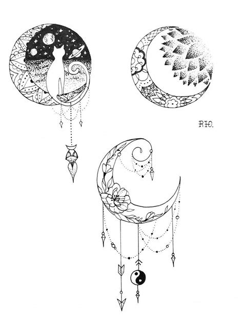 The Bottom One Sunandmoontattoodesigns Moon Tattoo Designs Tattoos