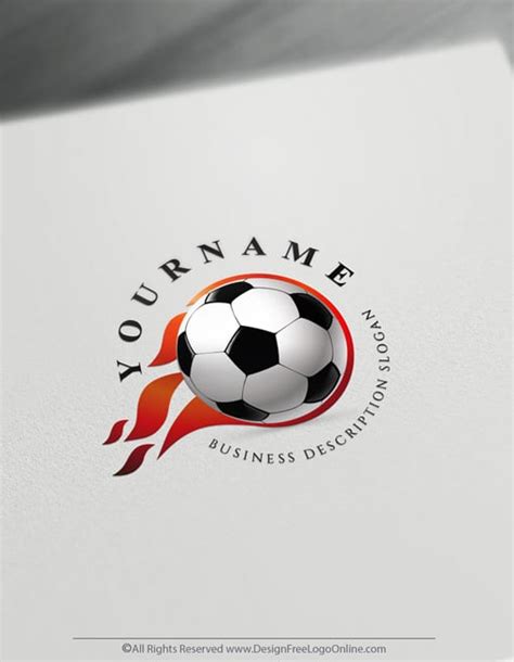 Free Football Logo Maker Soccer Team Logo Design Template