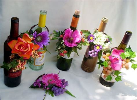 Creative Wine Bottle Centerpieces Lots Of Table Decoration Ideas For Weddings Or Holidays