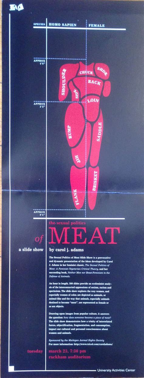 The Sexual Politics Of Meat Slide Show — Carol J Adams