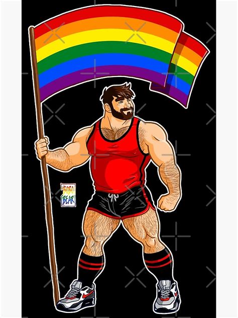 Adam Likes Pride Flag Red Outfit Art Print For Sale By Bobobear