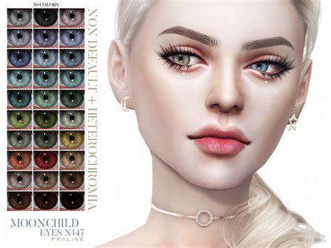 Pralinesims Moonchild Eyes N147 Non Default Heterochromia In 2020