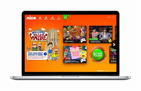 nickalive nickelodeon launches new with unique horizontal layout edge to edge design