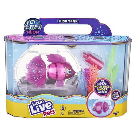 Little Live Pets Lil Dippers Fish Tank Splasherina Interactive Toy