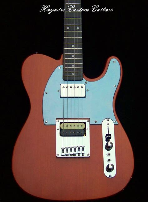 Haywire Custom Shop Mahogany Telecaster With Lollar Imperial Split Coil