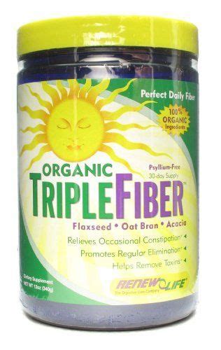 Renew Life Organic Triple Fiber Powder You Can Get Additional