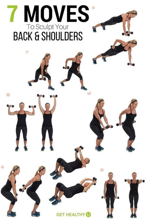 7 Moves To Sculpt Your Back And Shoulders In 2020 With Images