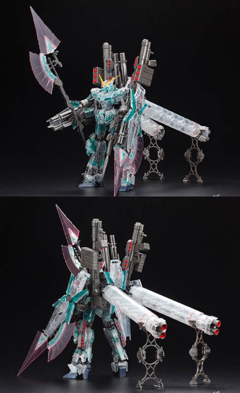 Mg 1100 Full Armor Unicorn Gundam Mechanical Clear Ver Metal Bridges