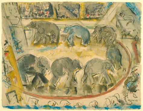 Circus Elephants The Art Institute Of Chicago