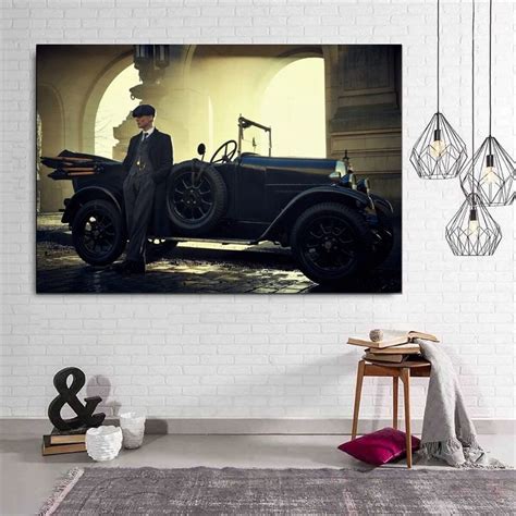 Tommy Shelby Peaky Blinders Canvas Wall Art Thomas Shelby Etsy In 2022 Wall Canvas Canvas
