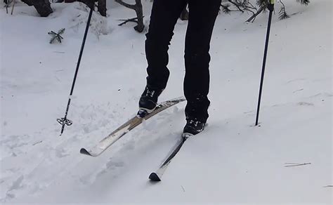 how to walk uphill on skis