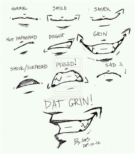 How To Draw Male Mouth