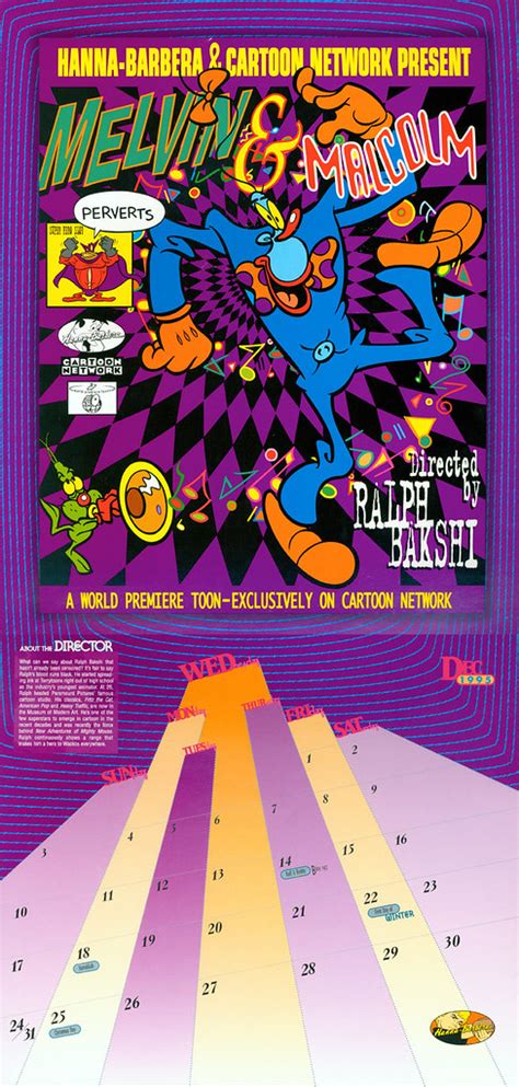 December 1995 Hanna Barbera Cartoons Calendar Fred Seibert Flickr
