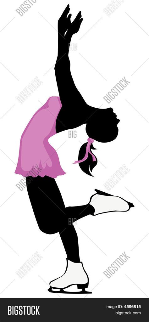 Figure Skater Vector And Photo Free Trial Bigstock