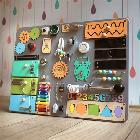 カテゴリ Busy Board Wooden Toys For 1 2 3 4 Year Old Boy Girls Preschool