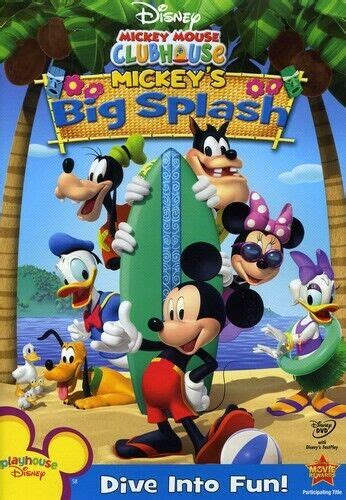 Mickey Mouse Clubhouse Mickeys Big Splash Dvd 2009 Walt Disney