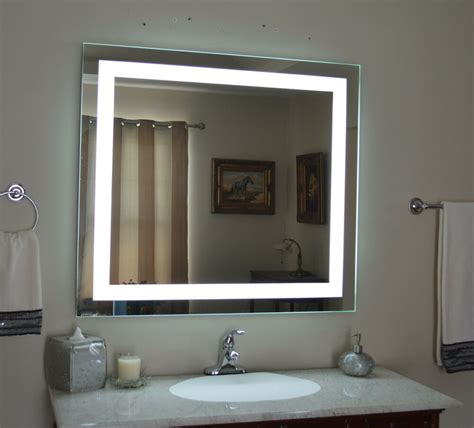 Some bathroom mirrors extend far from the bathroom vanity or from the bathroom sink. Lighted bathroom vanity mirror, led , wall mounted, 48 ...
