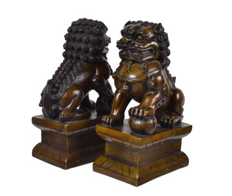 Foo Dogs Bookends A Pair For Sale At 1stdibs