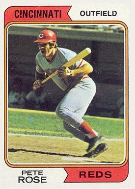 Sometimes i just want to write about stuff like sports and… 1974 Topps Pete Rose #300 Baseball Card Value Price Guide