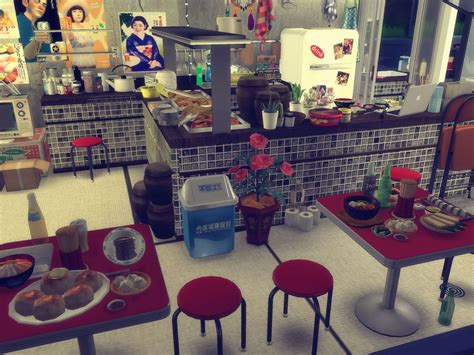 Sims4 Japanese Food House Sims 4 Sims Japanese Food Vrogue