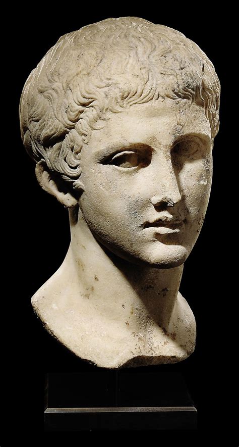 A Roman Marble Bust Of An Athlete Circa Early 1st Century Ad Roman