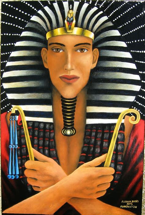 Akhenaten (/ ˌ æ k ə ˈ n ɑː t ən /; Blog artistico di Alessia Birri: RITRATTO DI AKHENATON