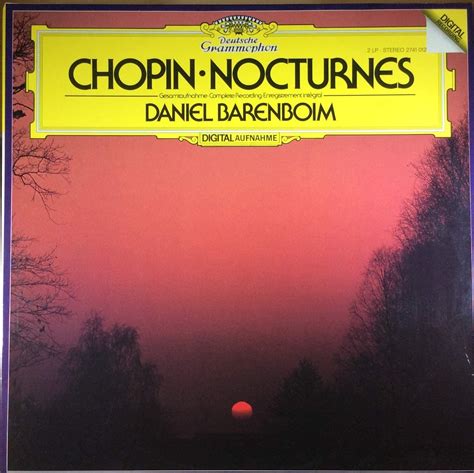 Frédéric Chopin Daniel Barenboim Nocturnes Deutsche Grammophon