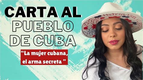 Carta A Las Mujeres Cubanas Youtube