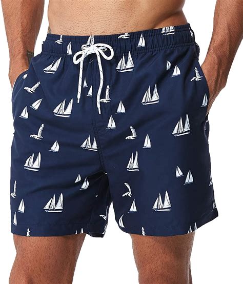 Silkworld Men S Swim Trunks Quick Dry Shorts Printed Trunks Sailing Size 1 0 Ebay