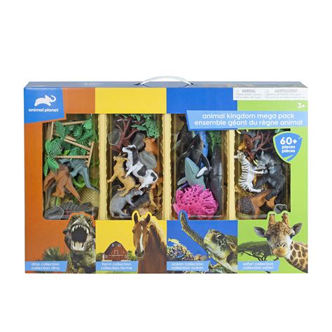 Animal Planet Animal Kingdom Mega Pack Playset 60 Pieces R