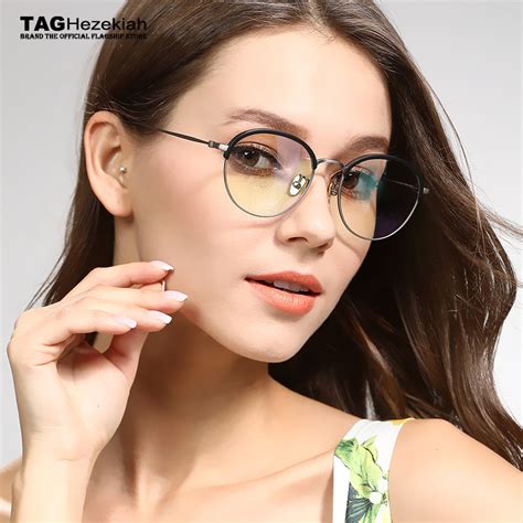 2018 New Arrivals Round Glasses Frame Tag Hezekiah Brand Women Men Imported Metal Trend Of Young