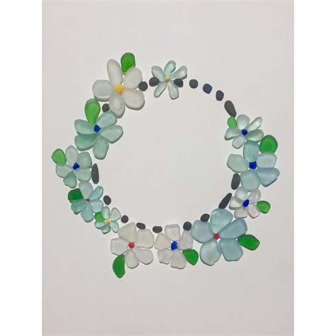 Sea Glass Flowers By Denyse Terio Sea Glass Art Diy Sea Glass Art Projects