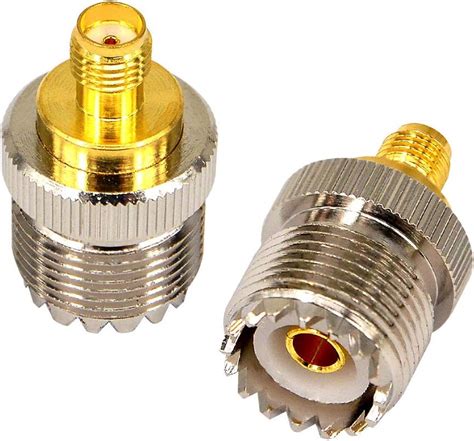 Onelinkmore Rf Coax Adapter Sma Female To So Female Uhf Jack So Antenna Cable Connector