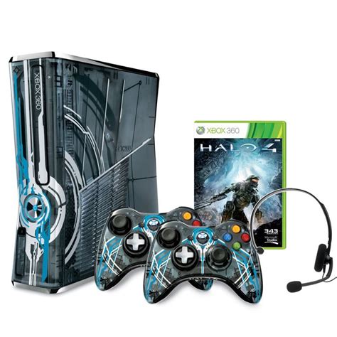 Xbox 360 S Black 320gb Halo 4 Limited Edition Bundel Game Mania