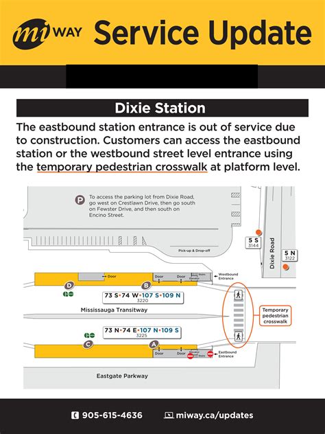 Mississauga Transitway: MiWay closing eastbound entrance / exit at