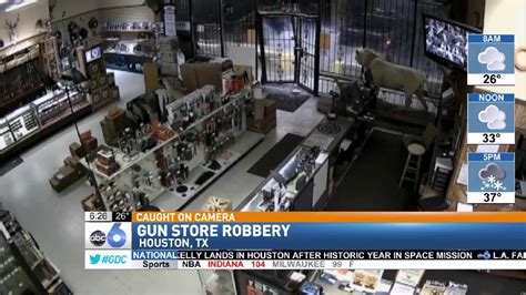 houston gun store robbery caught on camera wsyx